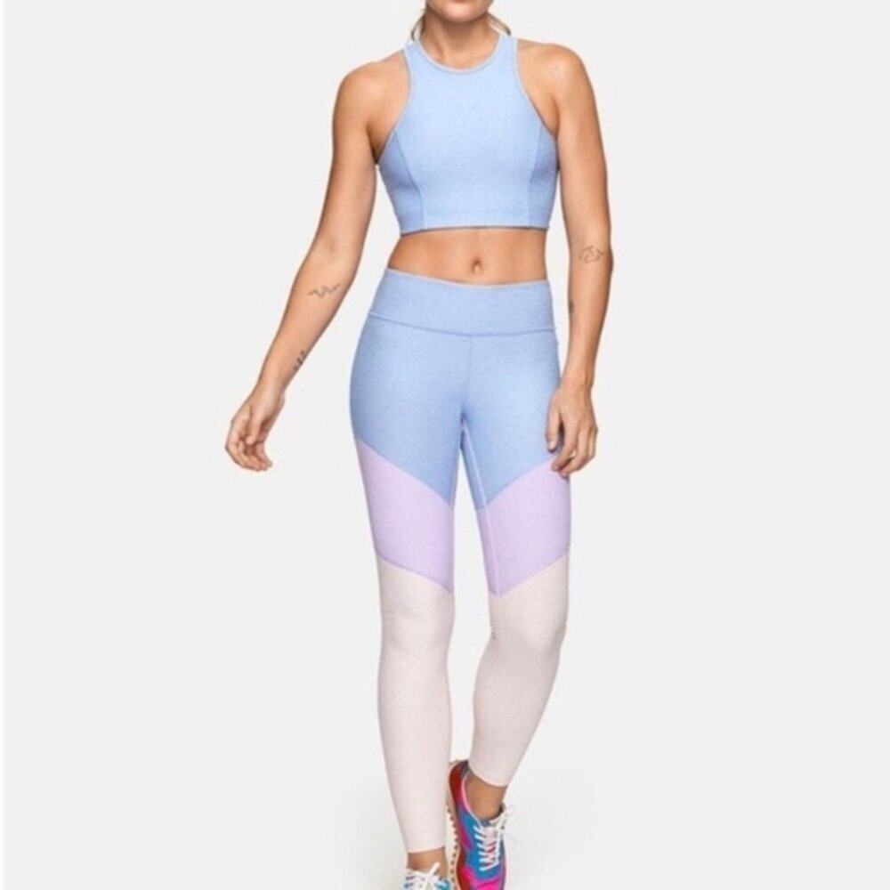 OUTDOOR VOICES - 7/8 Tri-Color Springs Leggings
